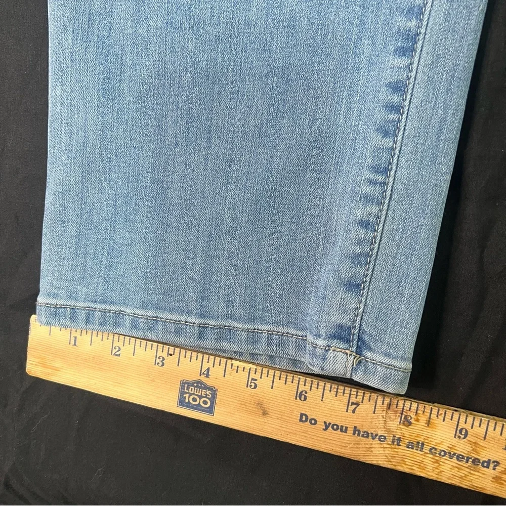 Fabulously Slimming by Chico's Women's Jeans Size 2.5 Short Straight Leg Stretch